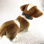 [公式]#285パラコード犬首輪ヘルファイヤー編み　#284 の小型犬バージョン犬に装着した背中側