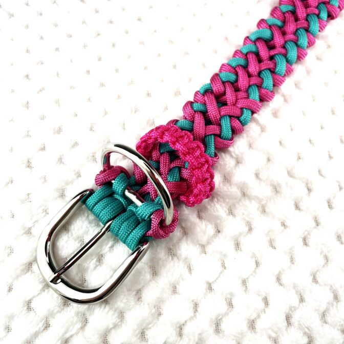 [公式]#288 2色使いの中型・大型犬首輪金具部分の表側