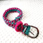 [公式]#288 2色使いの中型・大型犬首輪金具部分のアップ