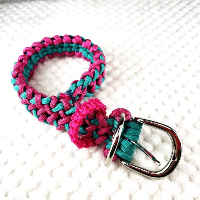 [公式]#288 2色使いの中型・大型犬首輪金具部分のアップ