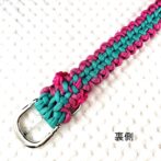 [公式]#288 2色使いの中型・大型犬首輪裏側金具部分