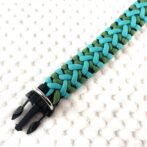 [公式]パラコード編み犬首輪#290 中型・大型犬首輪「ベンケイ」パーツアップ