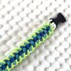 [公式]＃289 4色パラコード編み犬首輪　小型犬用裏側パーツ部分