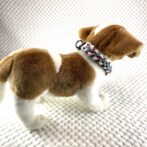 [公式]＃280パラコード編み ウルフクリーク　小型犬・中型犬首輪犬に装着した全体画像