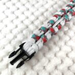 [公式]＃280パラコード編み ウルフクリーク　小型犬・中型犬首輪裏側留め金