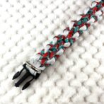 [公式]＃280パラコード編み ウルフクリーク　小型犬・中型犬首輪表側