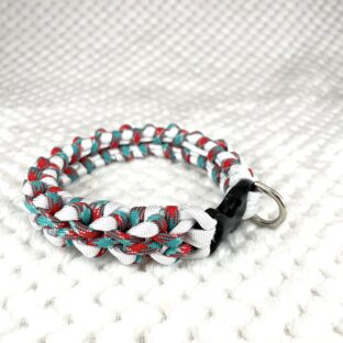 [公式]＃280パラコード編み ウルフクリーク　小型犬・中型犬首輪