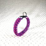 [公式]#292パラコード編み犬首輪 「ベンケイ」の小型犬と猫バージョン首輪立たせた状態