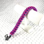 [公式]#292パラコード編み犬首輪 「ベンケイ」の小型犬と猫バージョン首輪全体画像