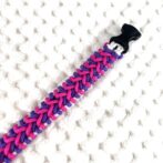 [公式]#292パラコード編み犬首輪 「ベンケイ」の小型犬と猫バージョン首輪パーツ部分反対側