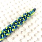 [パラコード編み犬首輪]#294 「フォレストパース」猫と小型犬用首輪 先端の画像