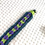 [公式]#249パラコード編み ライト＆レフト 中型・大型犬要首輪表側先端画像