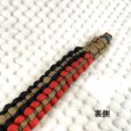 パラコード編み犬首輪#255裏側先端画像