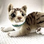 [公式]#259パラコード編み犬首輪平結びアレンジ編み　小型犬用首輪猫に装着