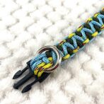 [公式]#259パラコード編み犬首輪平結びアレンジ編み　小型犬用首輪留め具パーツアップ