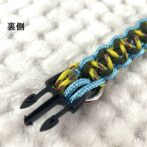 [公式]#259パラコード編み犬首輪平結びアレンジ編み　小型犬用首輪留め具パーツ裏側