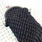 マクラメ編みがま口金具ポシェットアップ