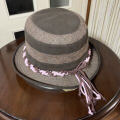 [初コラボ]マクラメ編みとオリジナル帽子