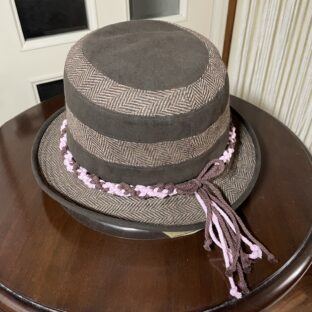 [初コラボ]マクラメ編みとオリジナル帽子