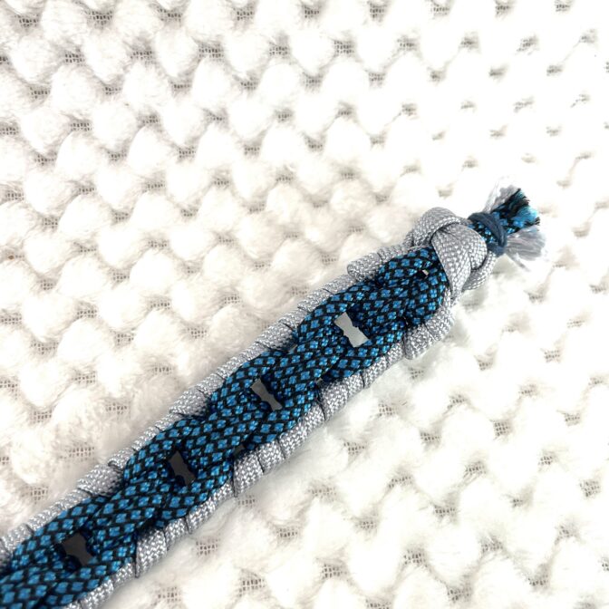 [公式]#262パラコード編み犬首輪 広げた裏側先端