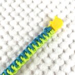 [公式]#301パラコード編み猫首輪　春色猫首輪パーツ側の表側