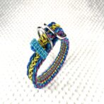 [公式]#302パラコード編み犬首輪　名称ハッピーバレンタイン立てかけた画像