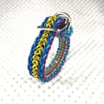 [公式]#302パラコード編み犬首輪　名称ハッピーバレンタイン立てかけた画像