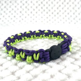 [公式]パラコード編み#307 ねこ用首輪2色使いのスッキリ配色